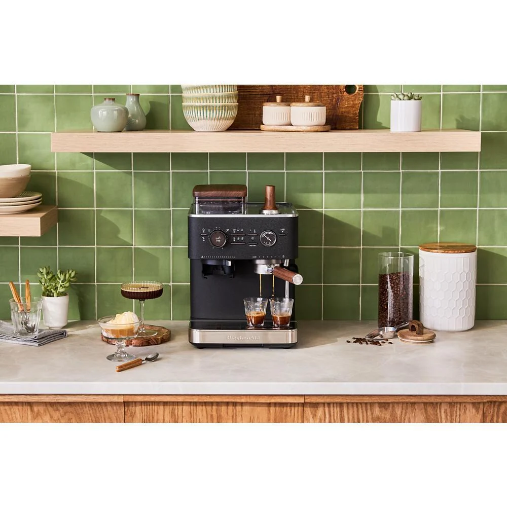 Kitchenaid KES6551BK Semi Automatic Espresso Machine with Burr Grinder - Image 20