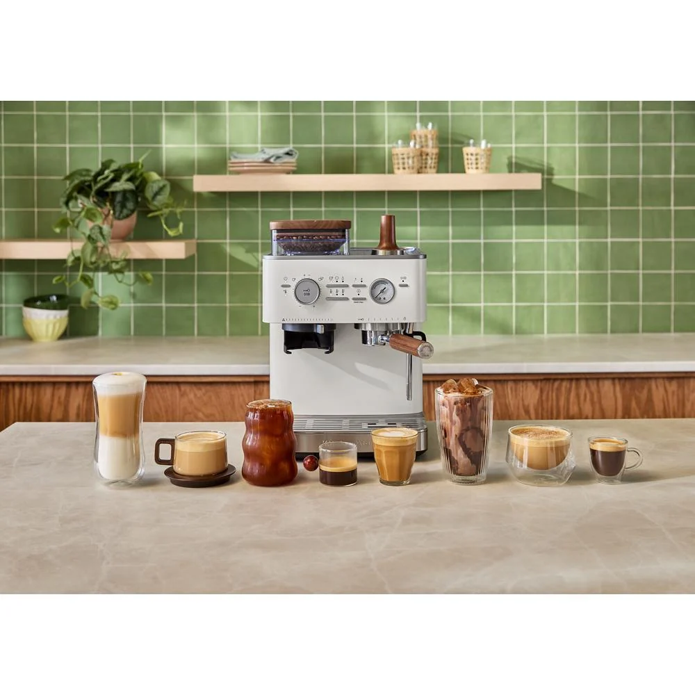 Kitchenaid KES6551BK Semi Automatic Espresso Machine with Burr Grinder - Image 7