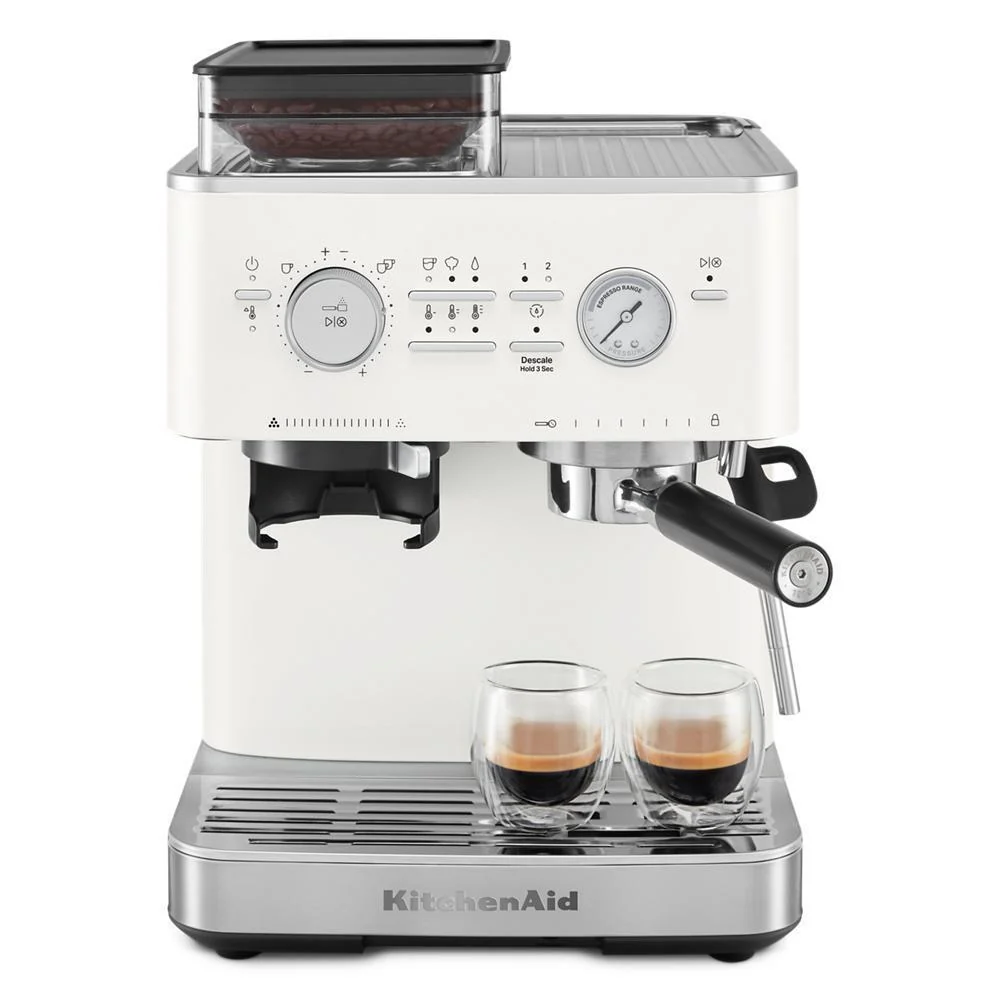 Kitchenaid KES6551PL Semi Automatic Espresso Machine with Burr Grinder