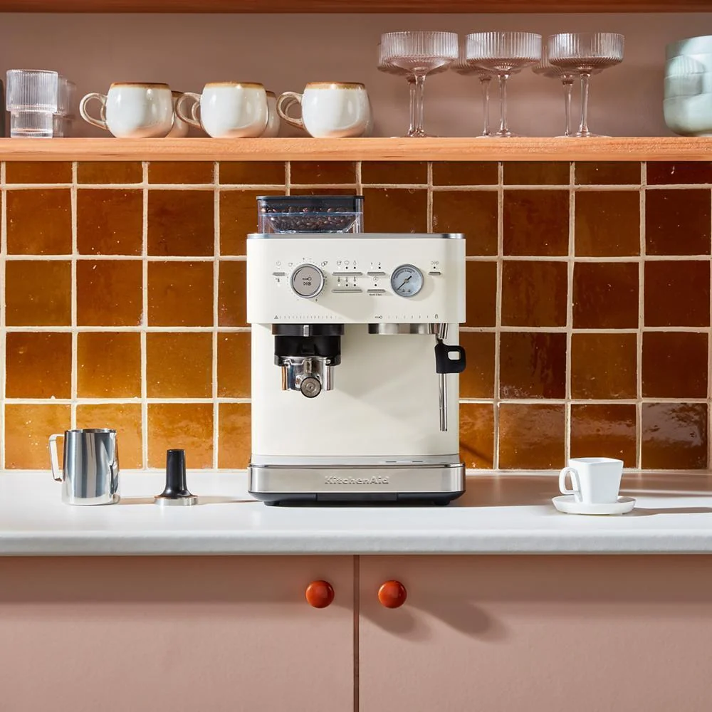 Kitchenaid KES6551PL Semi Automatic Espresso Machine with Burr Grinder - Image 2