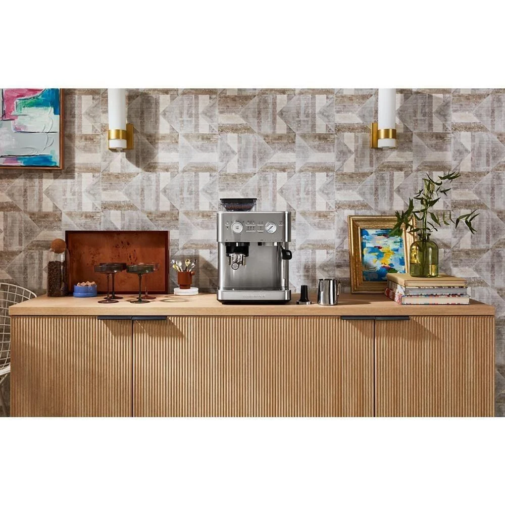 Kitchenaid KES6551SX Semi Automatic Espresso Machine with Burr Grinder - Image 3