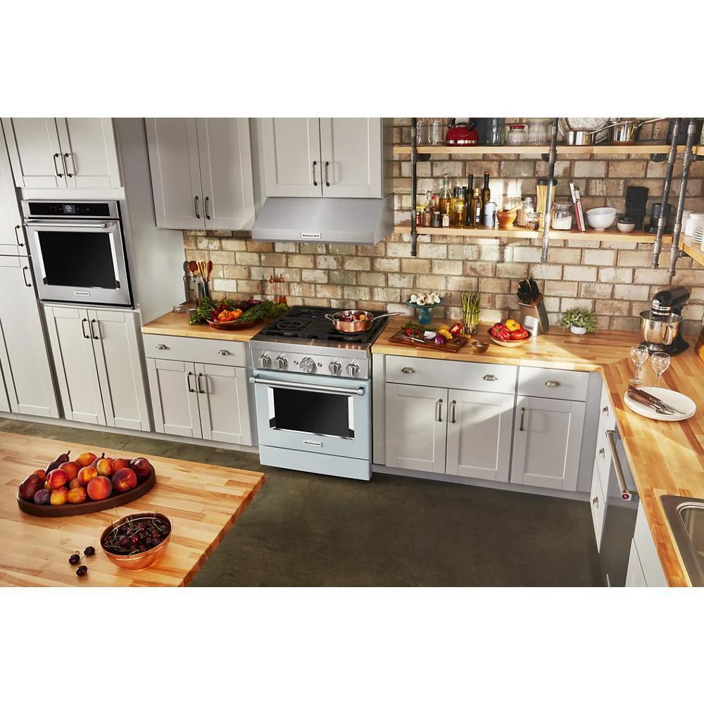 KFDC500JMB KitchenAid® 30'' Smart Commercial-Style Dual Fuel Range with 4 Burners - Image 13