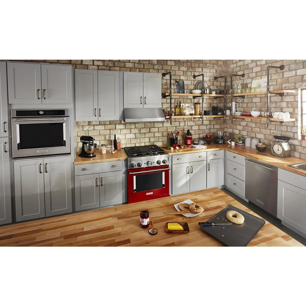 KFDC500JPA KitchenAid® 30'' Smart Commercial-Style Dual Fuel Range with 4 Burners - Image 14