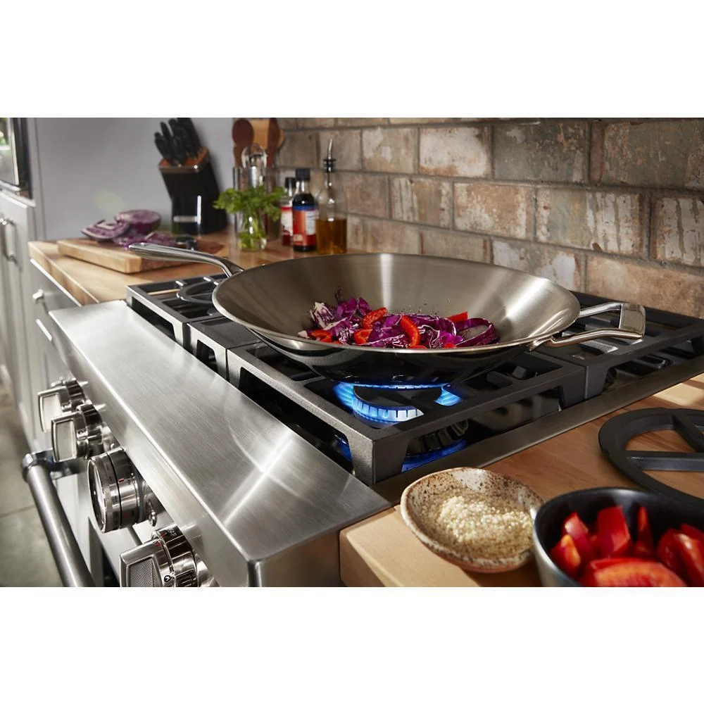 KFDC500JSS KitchenAid® 30'' Smart Commercial-Style Dual Fuel Range with 4 Burners - Image 10