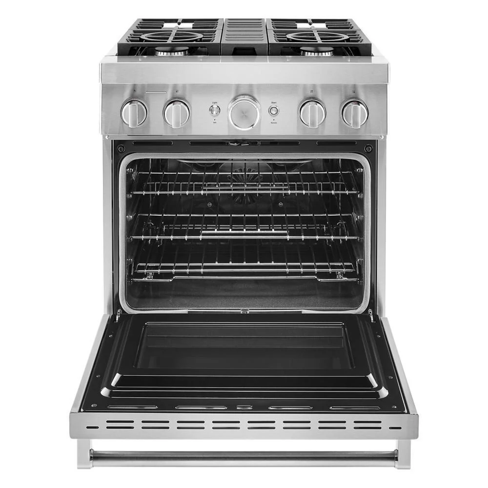 KFDC500JSS KitchenAid® 30'' Smart Commercial-Style Dual Fuel Range with 4 Burners - Image 8
