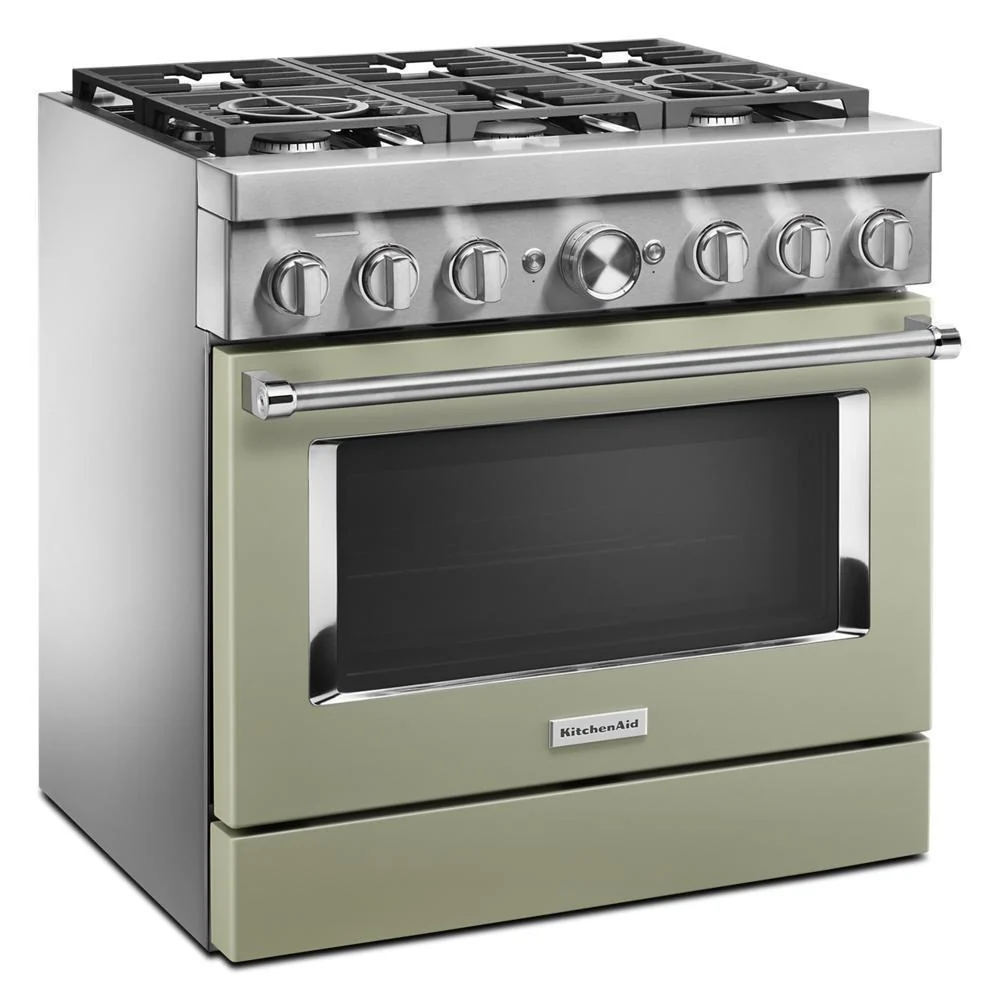 KFDC506JAV KitchenAid® 36'' Smart Commercial-Style Dual Fuel Range with 6 Burners - Image 5