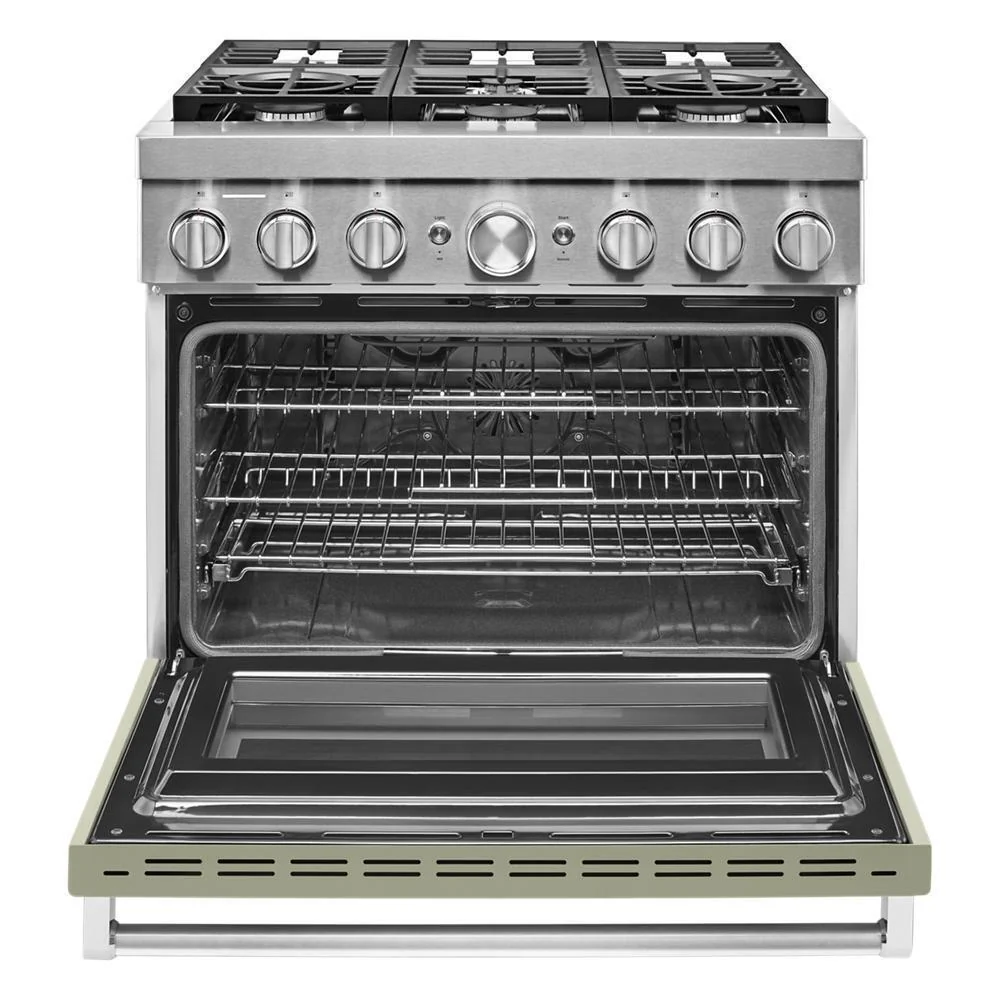 KFDC506JAV KitchenAid® 36'' Smart Commercial-Style Dual Fuel Range with 6 Burners - Image 7