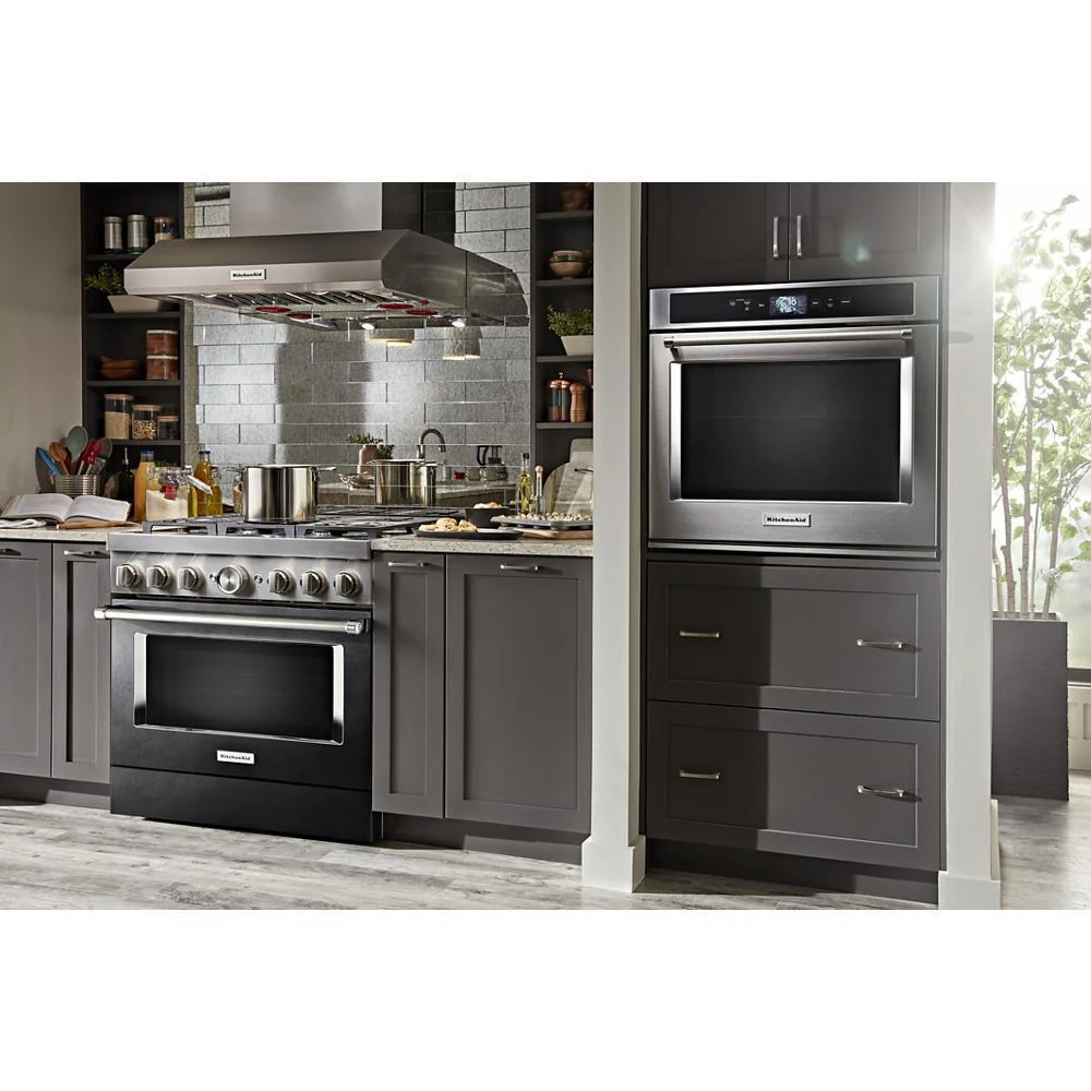 KFDC506JBK KitchenAid® 36'' Smart Commercial-Style Dual Fuel Range with 6 Burners - Image 10