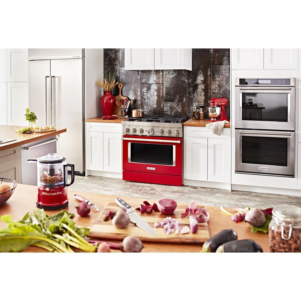 KFDC506JPA KitchenAid® 36'' Smart Commercial-Style Dual Fuel Range with 6 Burners - Image 11