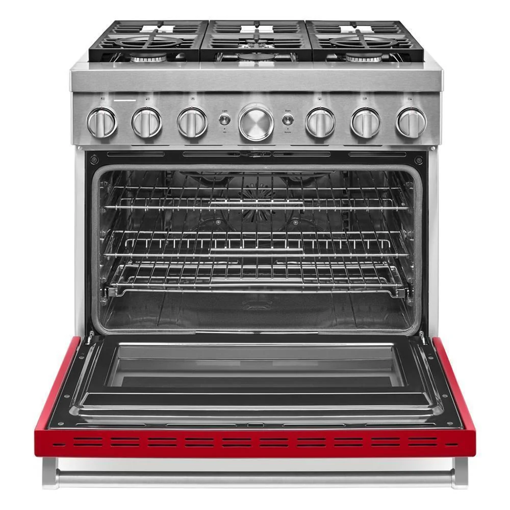 KFDC506JPA KitchenAid® 36'' Smart Commercial-Style Dual Fuel Range with 6 Burners - Image 8