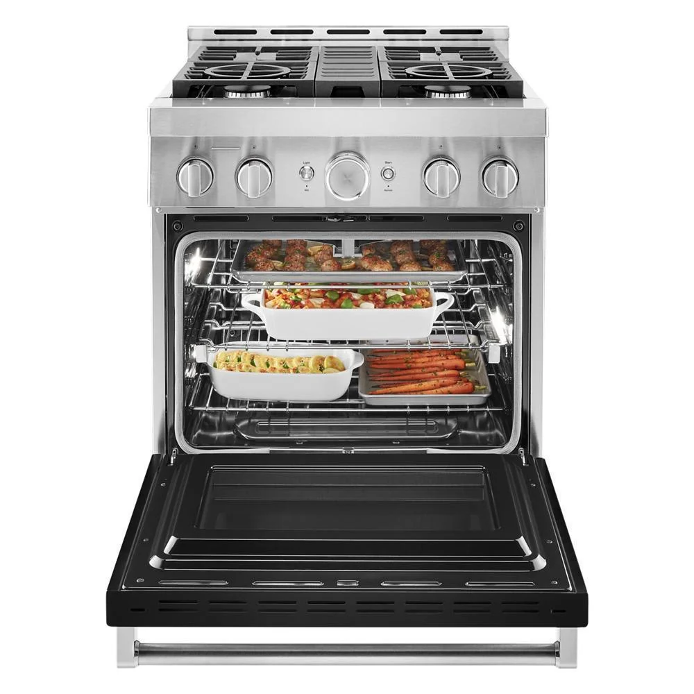 KFGC500JBK KitchenAid® 30'' Smart Commercial-Style Gas Range with 4 Burners - Image 8