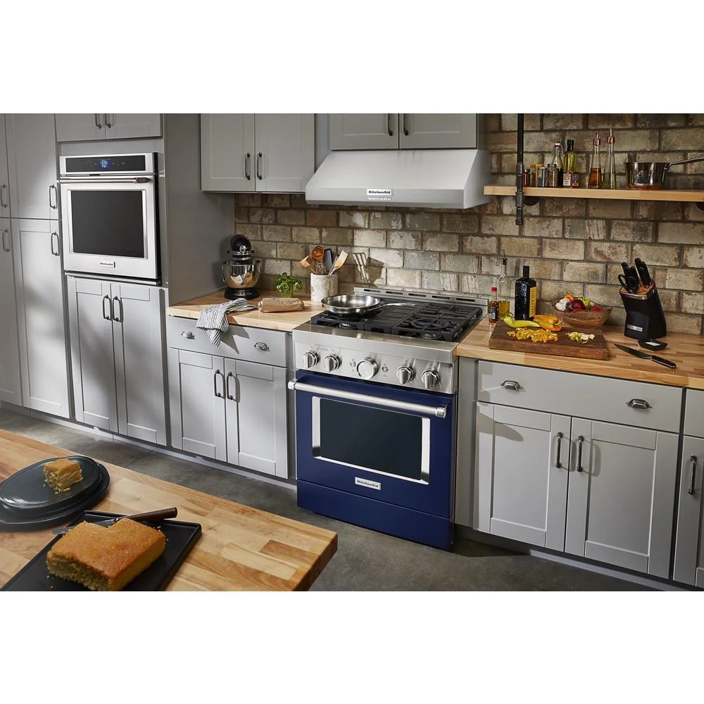 KFGC500JIB KitchenAid® 30'' Smart Commercial-Style Gas Range with 4 Burners - Image 12