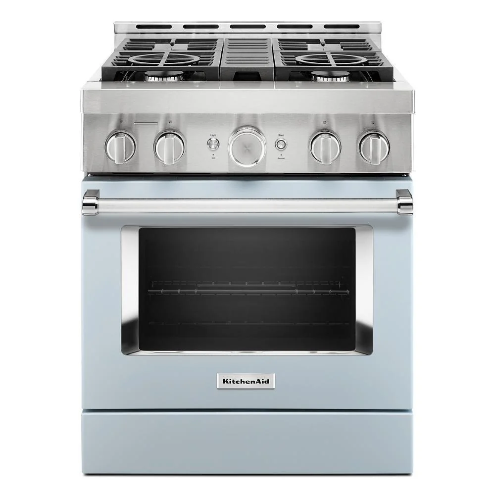 KFGC500JMB KitchenAid® 30'' Smart Commercial-Style Gas Range with 4 Burners