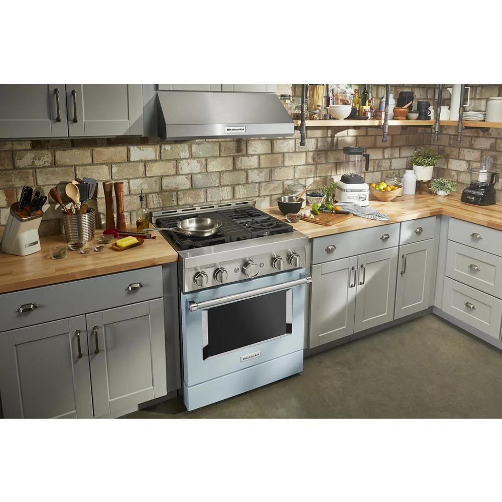 KFGC500JMB KitchenAid® 30'' Smart Commercial-Style Gas Range with 4 Burners - Image 9