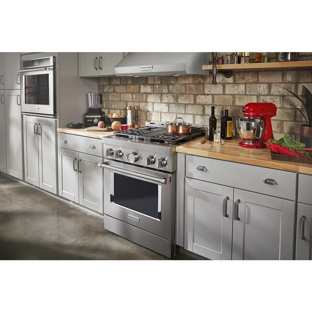 KFGC500JSS KitchenAid® 30'' Smart Commercial-Style Gas Range with 4 Burners - Image 12
