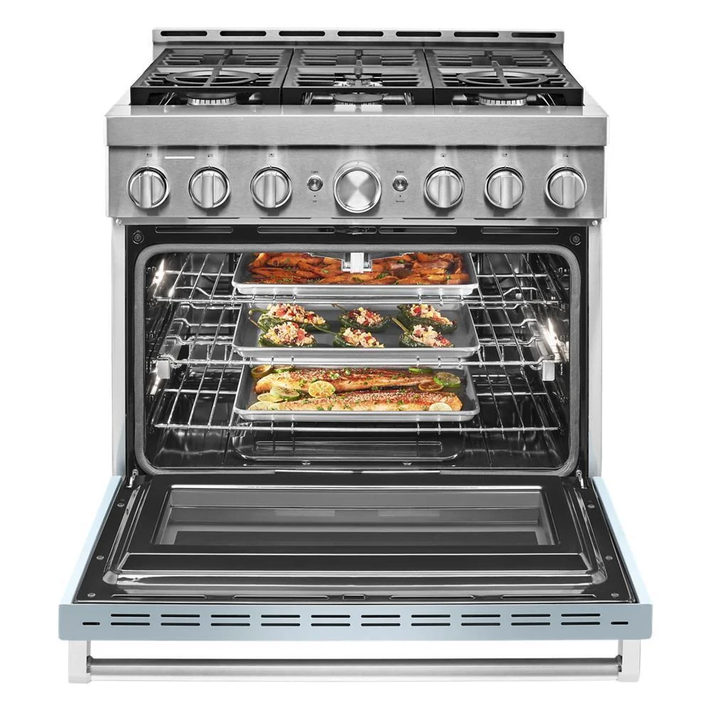 KFGC506JMB KitchenAid® 36'' Smart Commercial-Style Gas Range with 6 Burners - Image 8