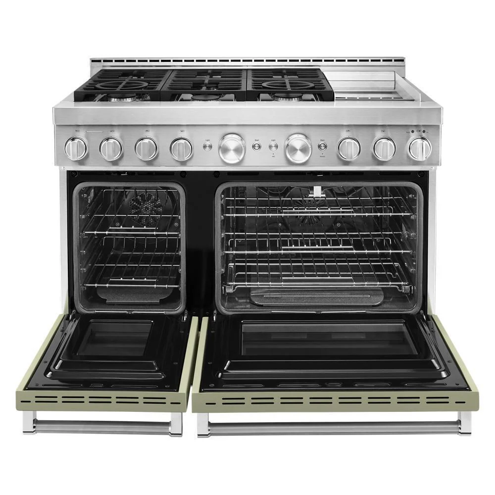 KFGC558JAV KitchenAid® 48'' Smart Commercial-Style Gas Range with Griddle - Image 8