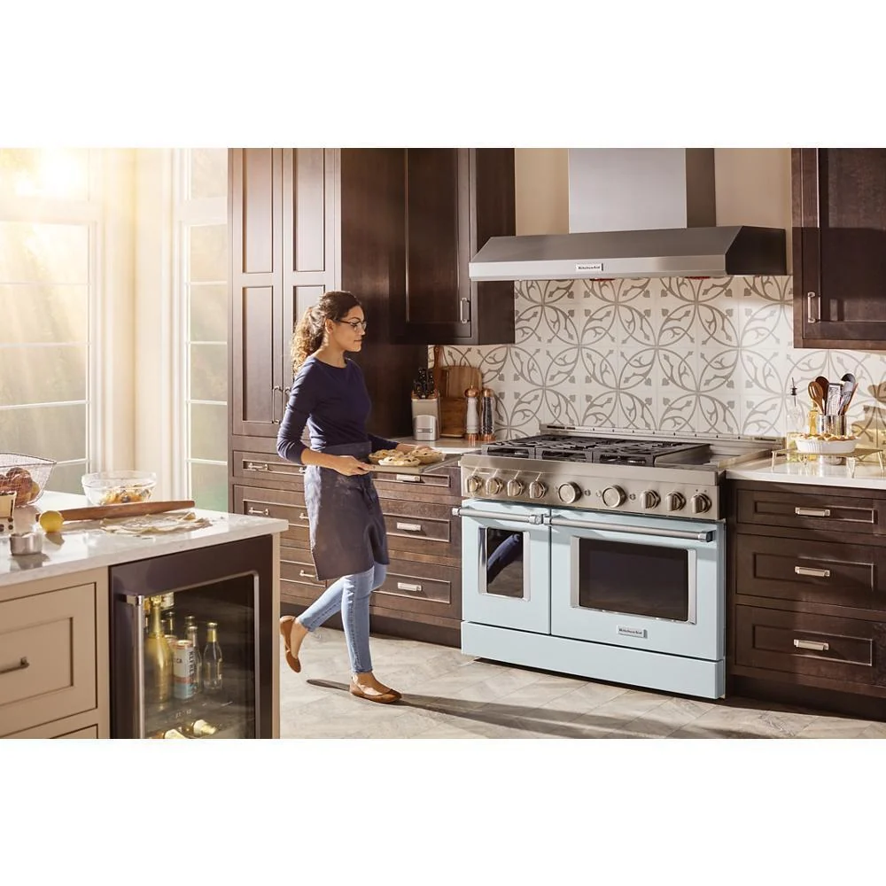 KFGC558JMB KitchenAid® 48'' Smart Commercial-Style Gas Range with Griddle - Image 14