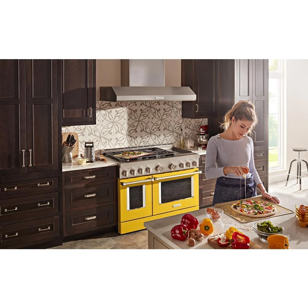 KFGC558JYP KitchenAid® 48'' Smart Commercial-Style Gas Range with Griddle - Image 13