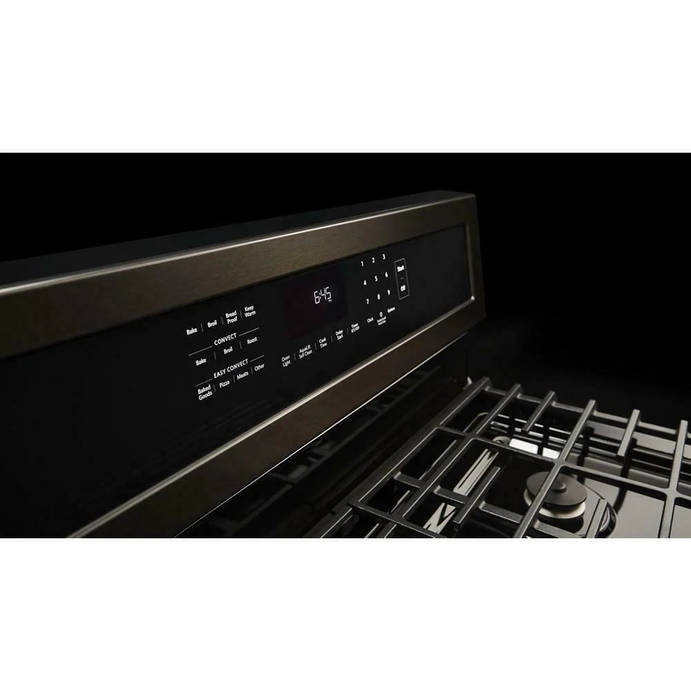 Kitchenaid KFGG500EBS 30-Inch 5-Burner Gas Convection Range - Image 5