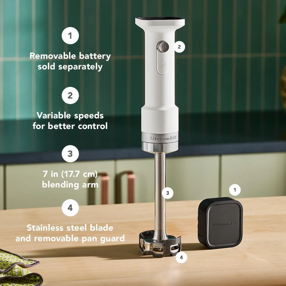 KHBRV71PL KitchenAid Go® Cordless Hand Blender - battery included - Image 13
