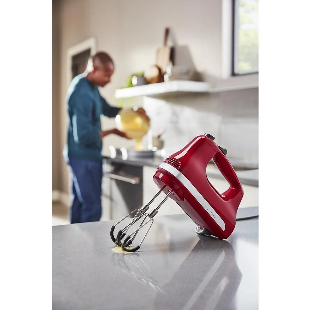 Kitchenaid KHM6118ER 6 Speed Hand Mixer with Flex Edge Beaters - Image 3