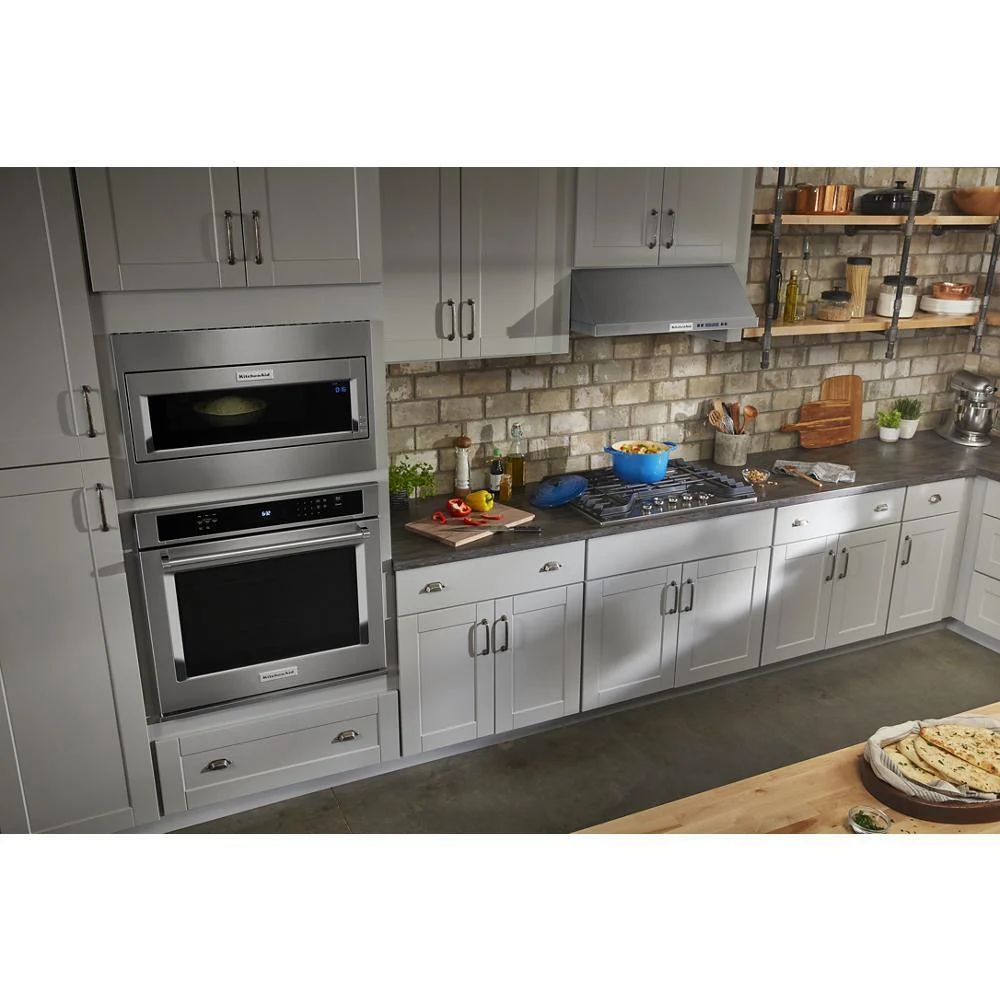 Kitchenaid KMBT5511KSS 1000 Watt Built-In Low Profile Microwave with Standard Trim Kit - Image 12