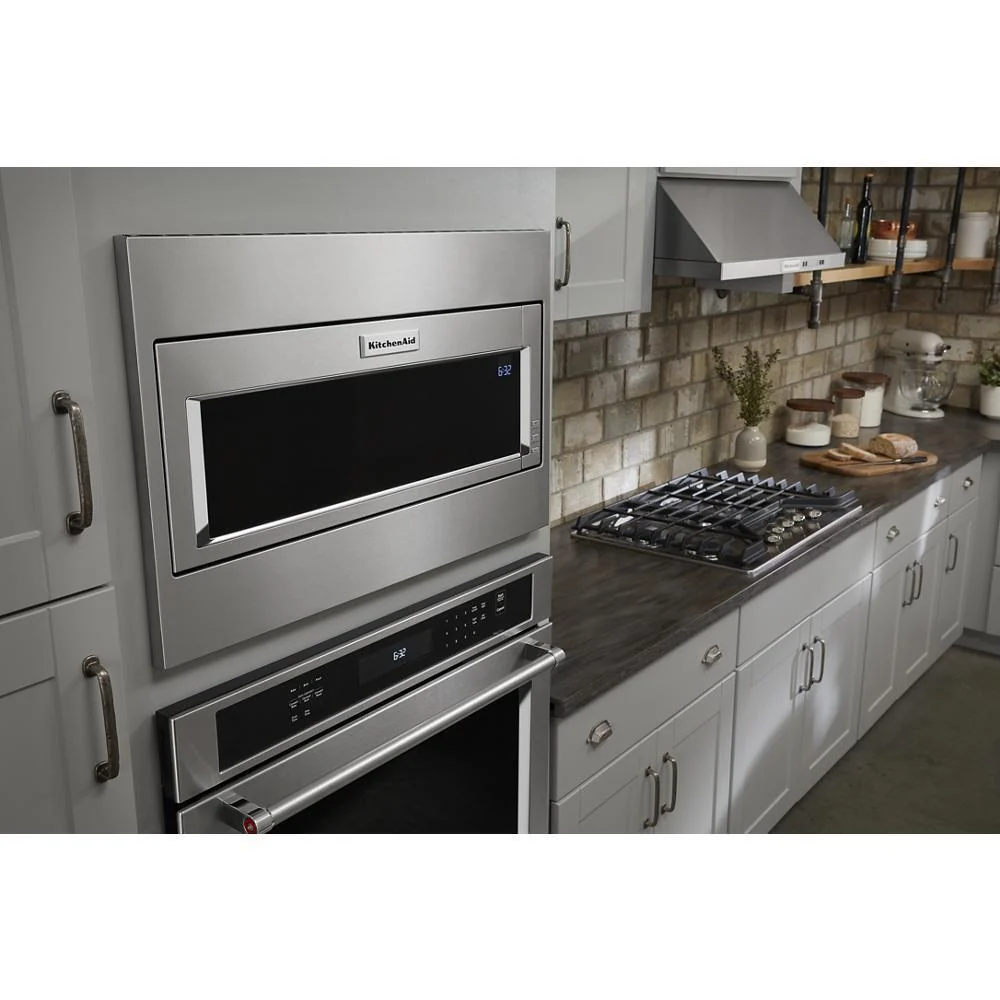 Kitchenaid KMBT5511KSS 1000 Watt Built-In Low Profile Microwave with Standard Trim Kit - Image 13