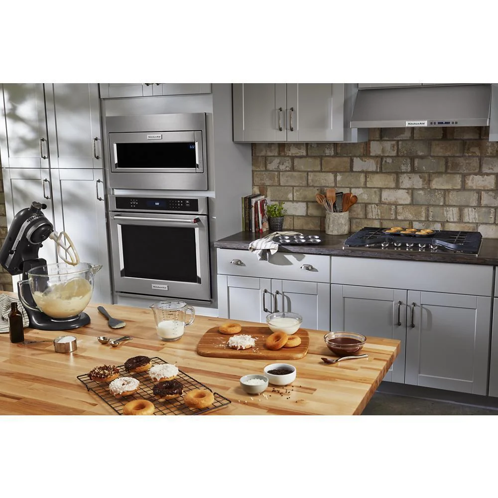 Kitchenaid KMBT5511KSS 1000 Watt Built-In Low Profile Microwave with Standard Trim Kit - Image 14