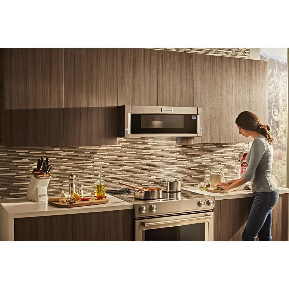 Kitchenaid KMLS311HSS 1000-Watt Low Profile Microwave Hood Combination - Image 23