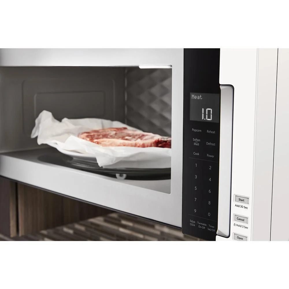 Kitchenaid KMLS311HWH 1000-Watt Low Profile Microwave Hood Combination - Image 13