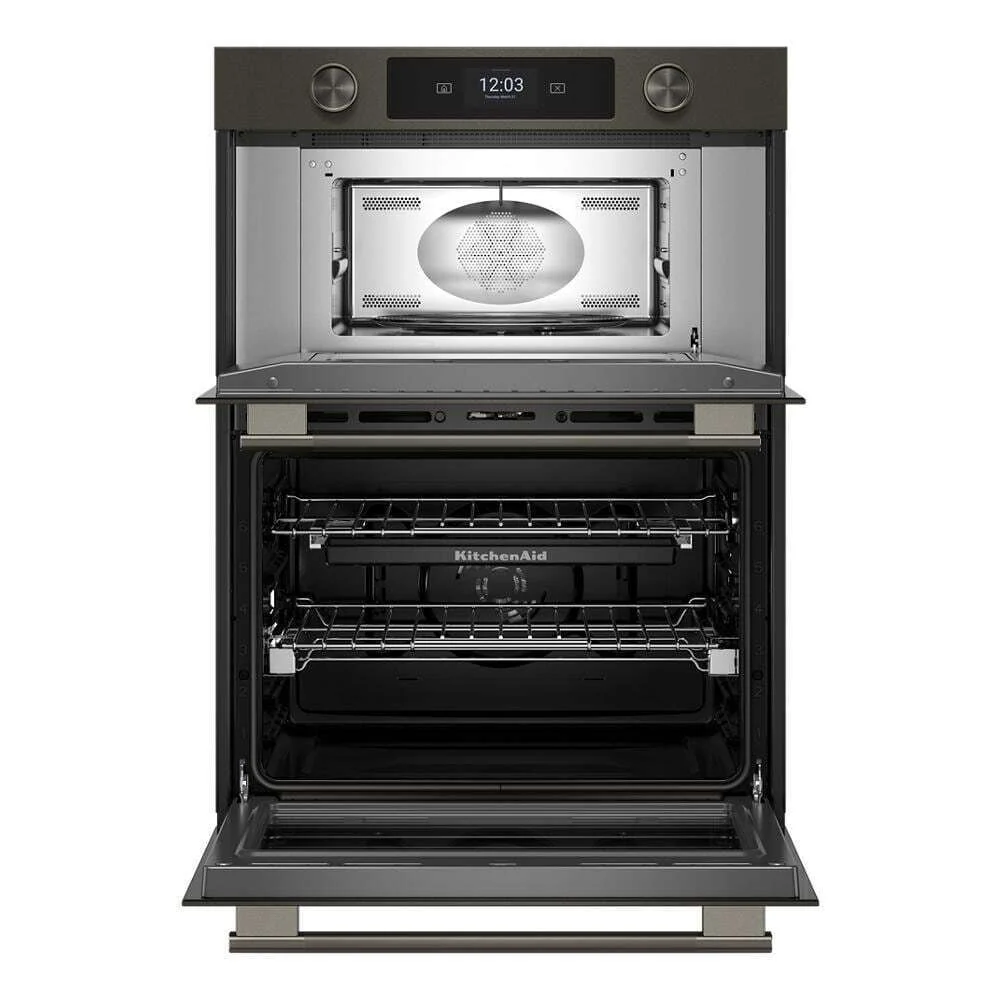 Kitchenaid KOEC930SBE 30-inch Smart Electric Combo Wall Oven with Intelligent Cooking Camera - Black Ore - Image 5