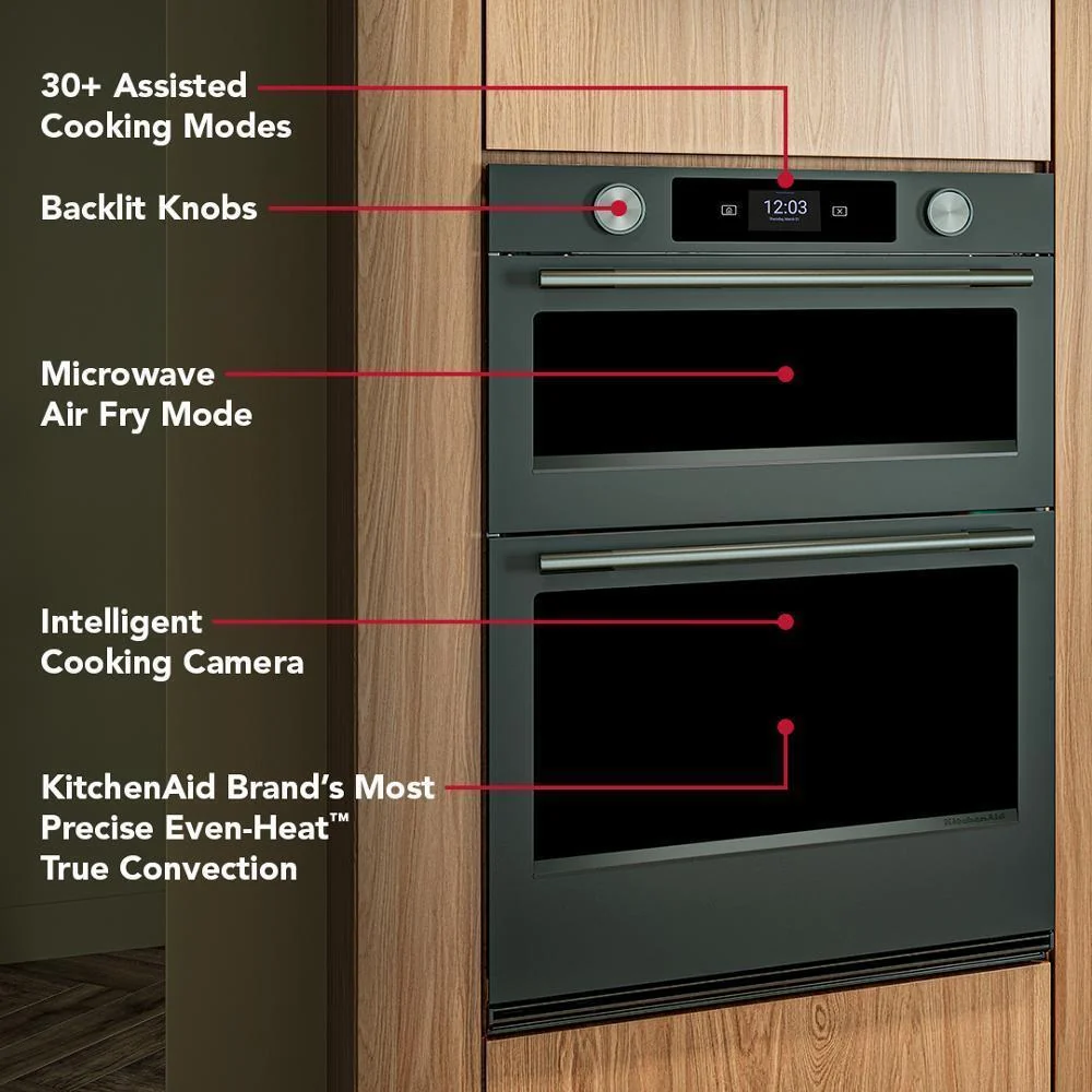 Kitchenaid KOEC930SJP 30-inch Smart Electric Combo Wall Oven with Intelligent Cooking Camera - Juniper - Image 12