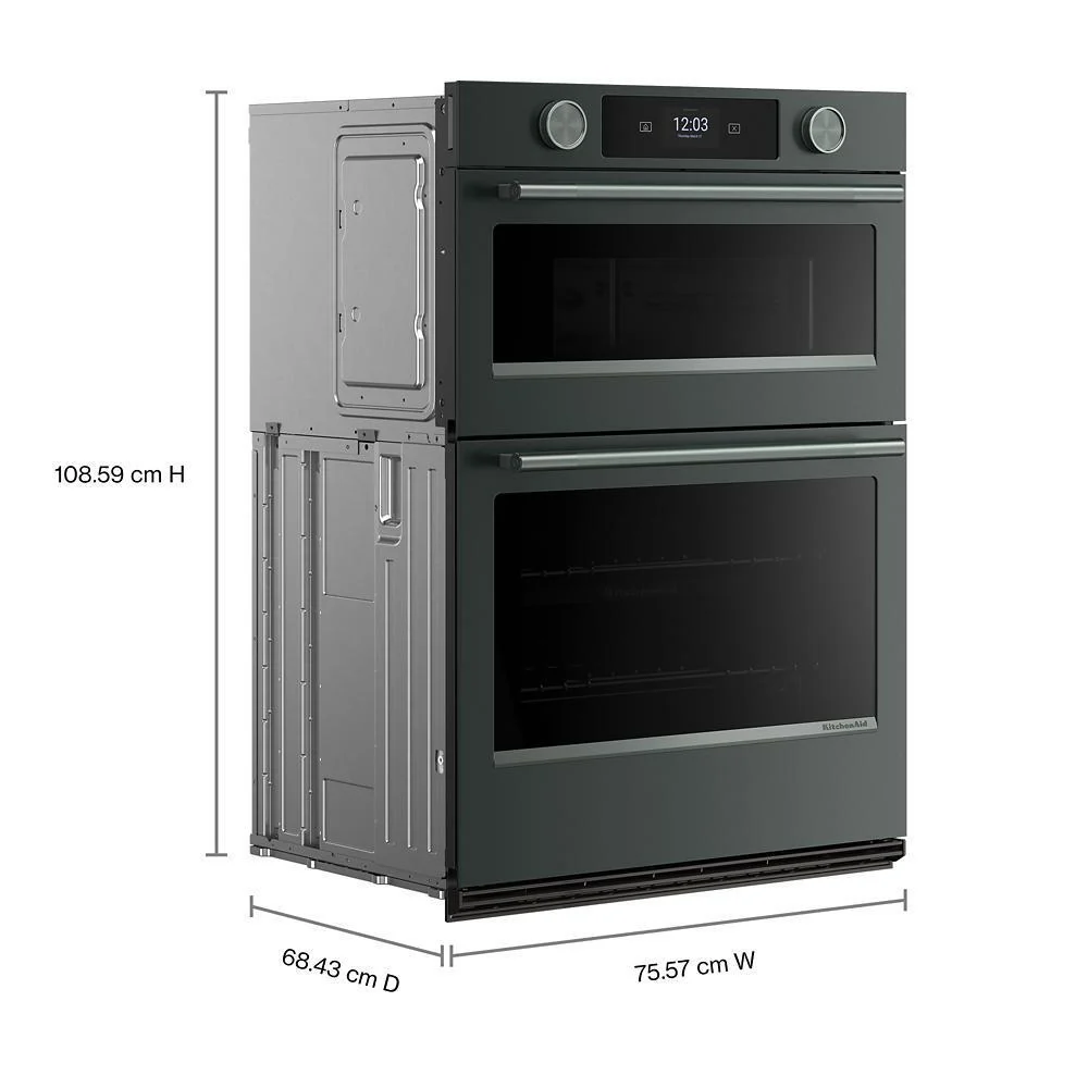 Kitchenaid KOEC930SJP 30-inch Smart Electric Combo Wall Oven with Intelligent Cooking Camera - Juniper - Image 3