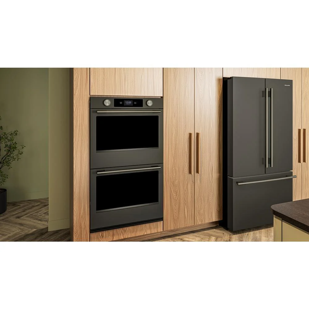 Kitchenaid KOED930SBE 30-inch Smart Electric Double Wall Oven with Intelligent Cooking Camera - Black Ore - Image 2