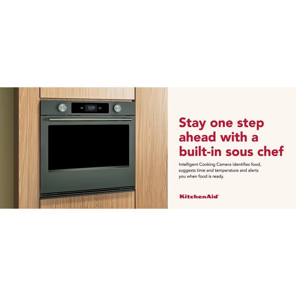 Kitchenaid KOES930SJP 30-inch Smart Electric Single Wall Oven with Intelligent Cooking Camera - Juniper - Image 17