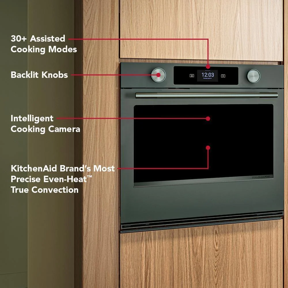 Kitchenaid KOES930SJP 30-inch Smart Electric Single Wall Oven with Intelligent Cooking Camera - Juniper - Image 19