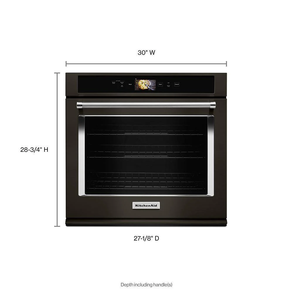 Kitchenaid KOSE900HBS Smart Oven+ 30" Single Oven with Powered Attachments and PrintShield™ Finish - Image 8