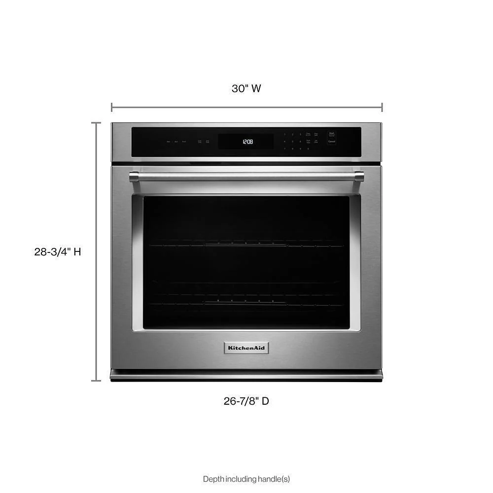 Kitchenaid KOST100ESS 30" Single Wall Oven with Even-Heat™ Thermal Bake/Broil - Image 3