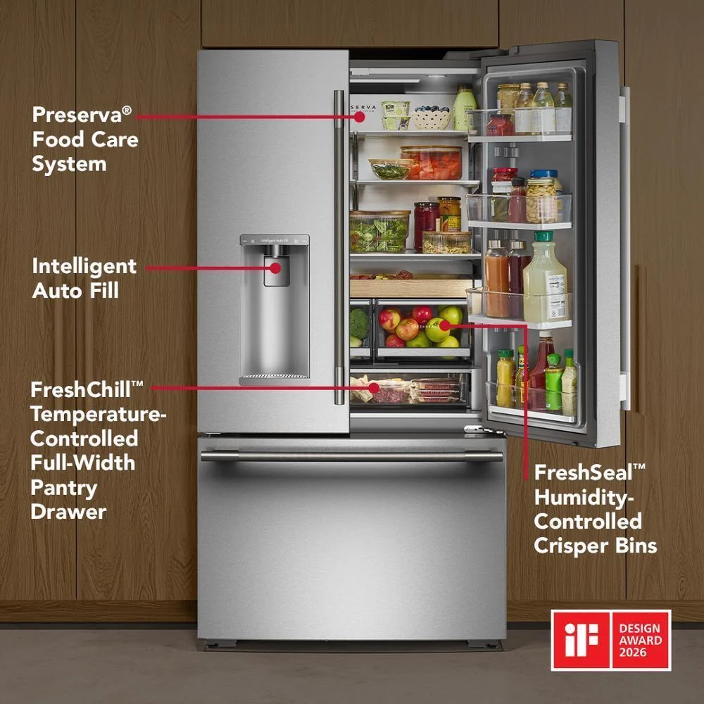 Kitchenaid KRFC636SPS Counter-Depth French Door Refrigerator with Intelligent Auto Fill - Image 19