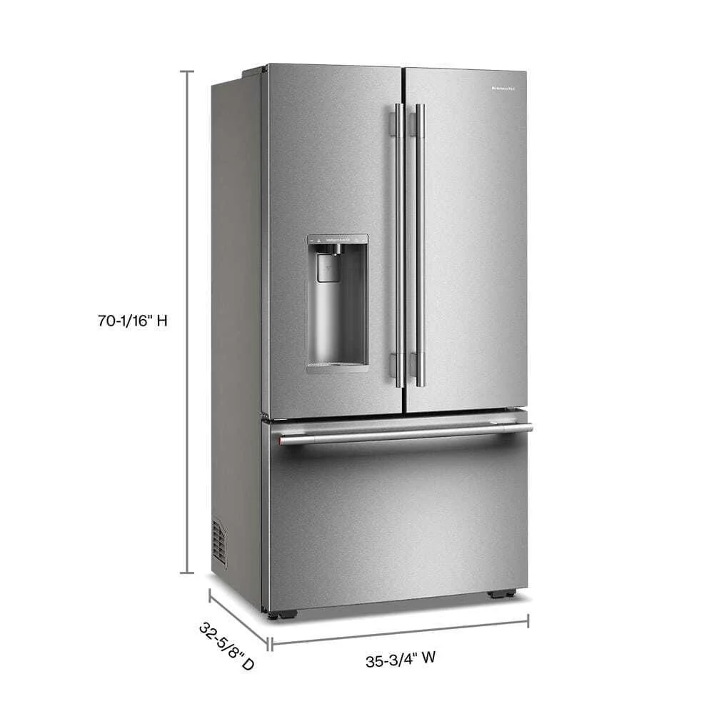 Kitchenaid KRFC636SPS Counter-Depth French Door Refrigerator with Intelligent Auto Fill - Image 7