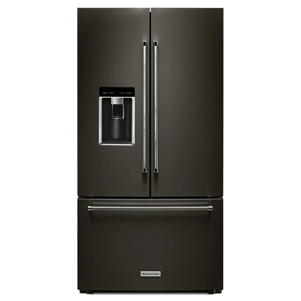 Kitchenaid KRFC704FBS 23.8 cu. ft. 36" Counter-Depth French Door Platinum Interior Refrigerator with PrintShield™ Finish