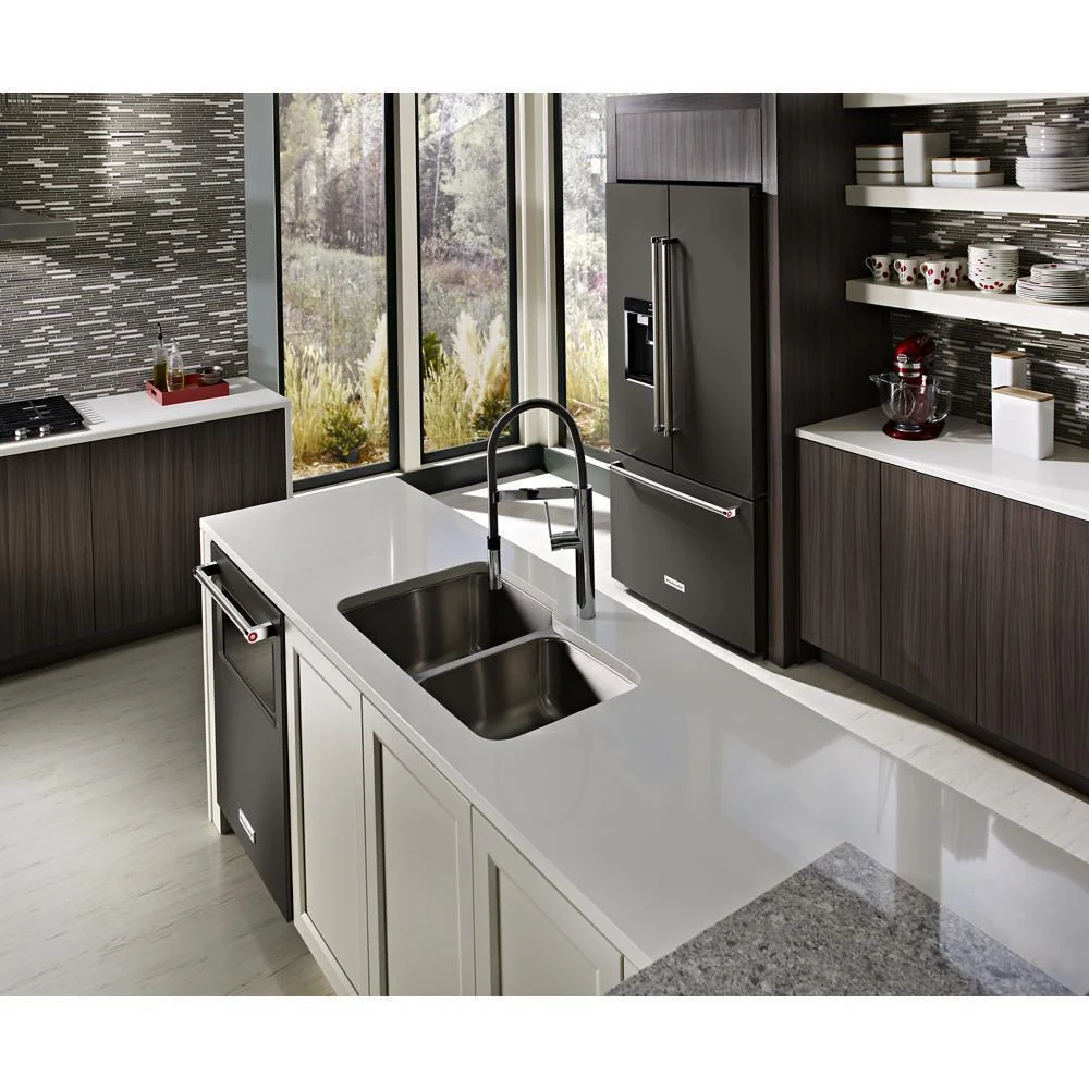 Kitchenaid KRFC704FBS 23.8 cu. ft. 36" Counter-Depth French Door Platinum Interior Refrigerator with PrintShield™ Finish - Image 11