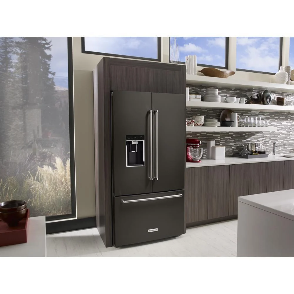 Kitchenaid KRFC704FBS 23.8 cu. ft. 36" Counter-Depth French Door Platinum Interior Refrigerator with PrintShield™ Finish - Image 13