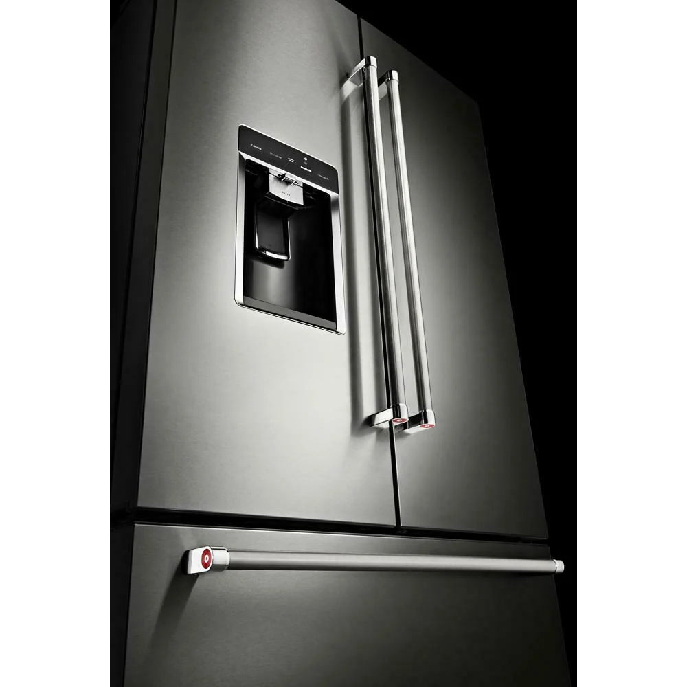 Kitchenaid KRFC704FPS 23.8 cu. ft. 36" Counter-Depth French Door Platinum Interior Refrigerator with PrintShield™ Finish - Image 2