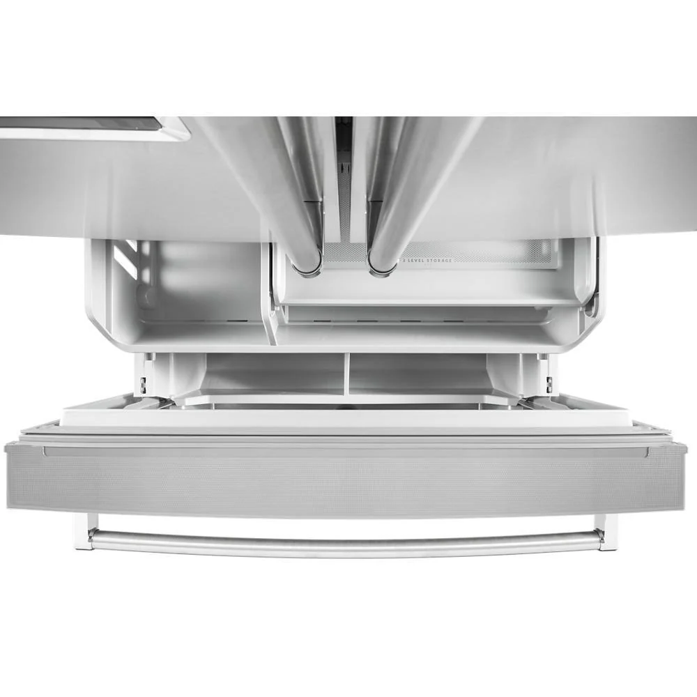 Kitchenaid KRFC704FPS 23.8 cu. ft. 36" Counter-Depth French Door Platinum Interior Refrigerator with PrintShield™ Finish - Image 8