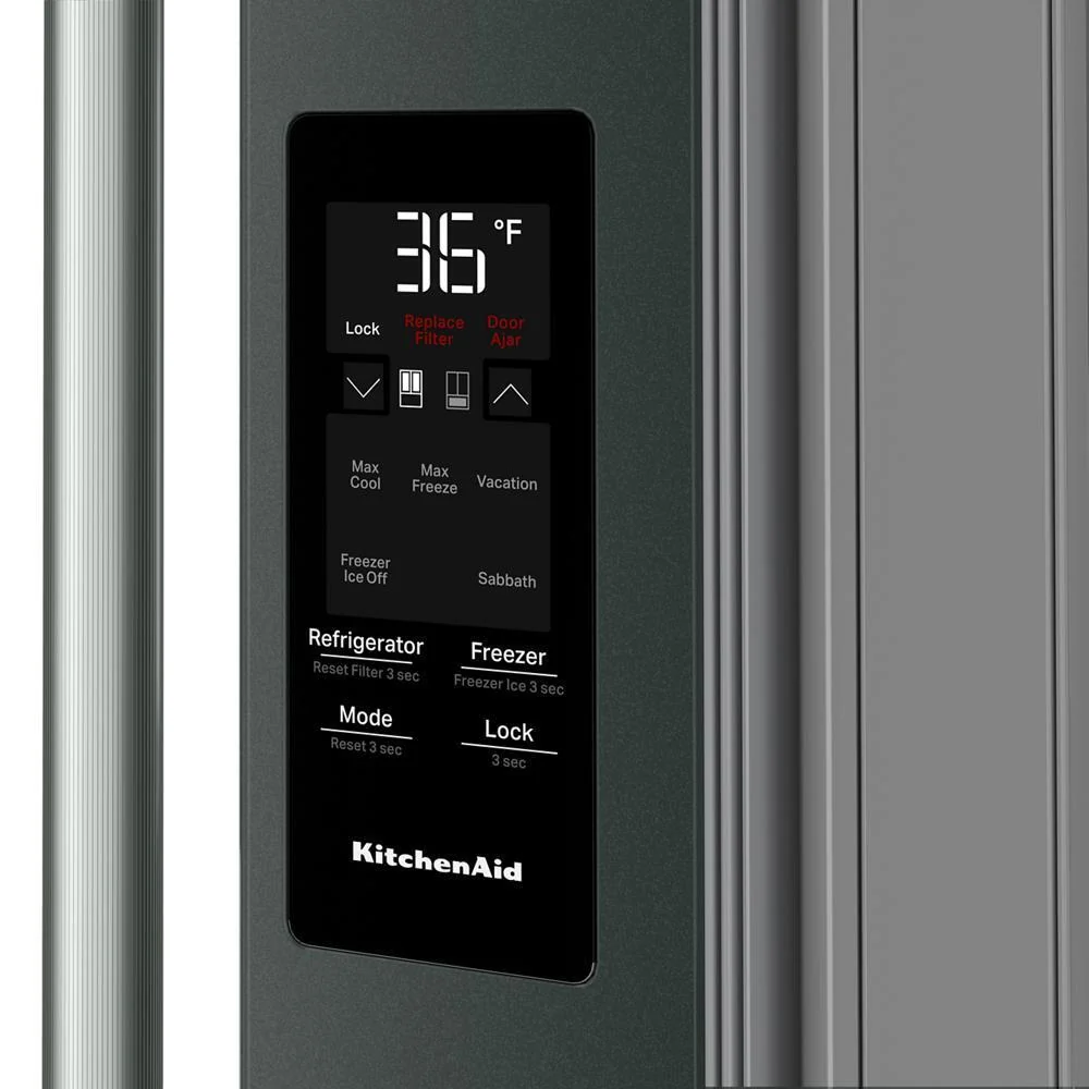 Kitchenaid KRFF436SJP 30 cu. ft. French Door Refrigerator with Exterior Water and Ice - Image 4