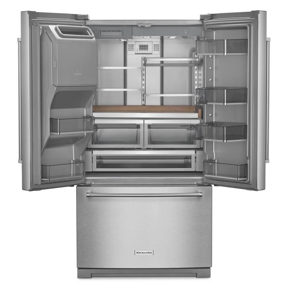 Kitchenaid KRFF577KPS 26.8 Cu. Ft. Standard-Depth French Door Refrigerator with Exterior Ice and Water Dispenser - Image 8