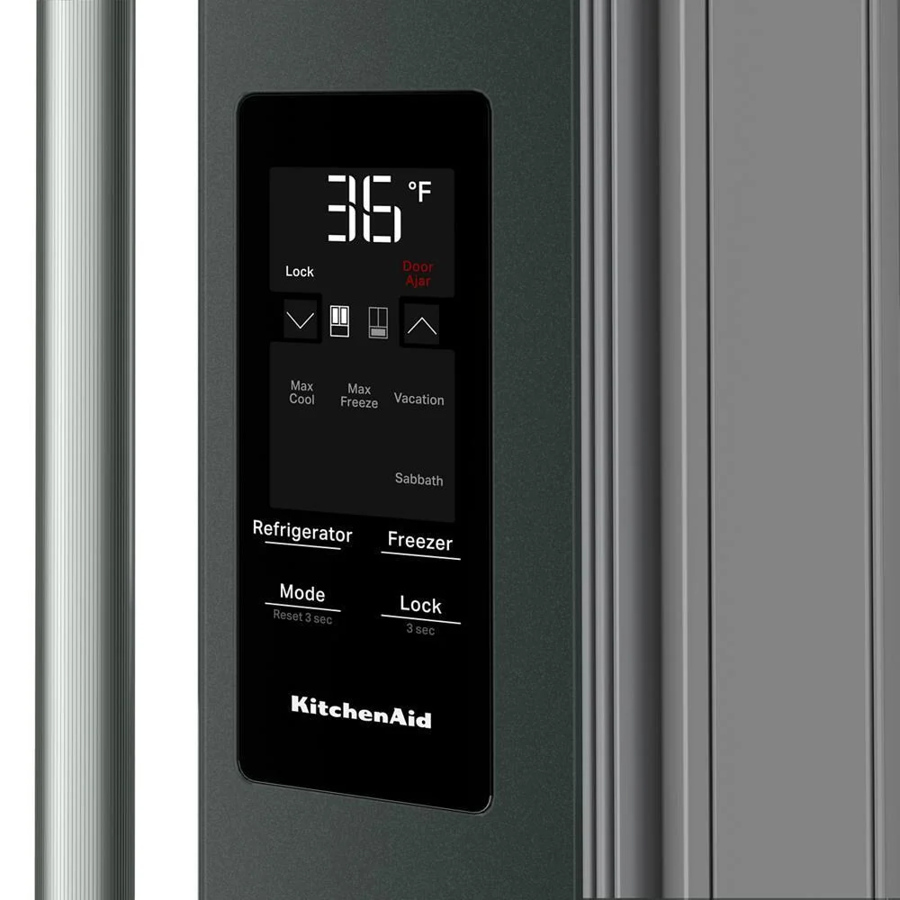 Kitchenaid KRMF436SJP 29 cu. ft. French Door Refrigerator with Exterior Water and Ice and FreshChill™ Full-Width Refrigerated Drawer - Image 5