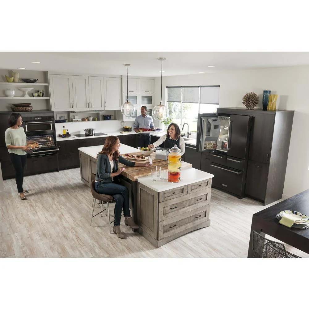 Kitchenaid KRMF706EBS 25.8 Cu. Ft. 36" Multi-Door Freestanding Refrigerator with Platinum Interior Design and PrintShield™ Finish - Image 15